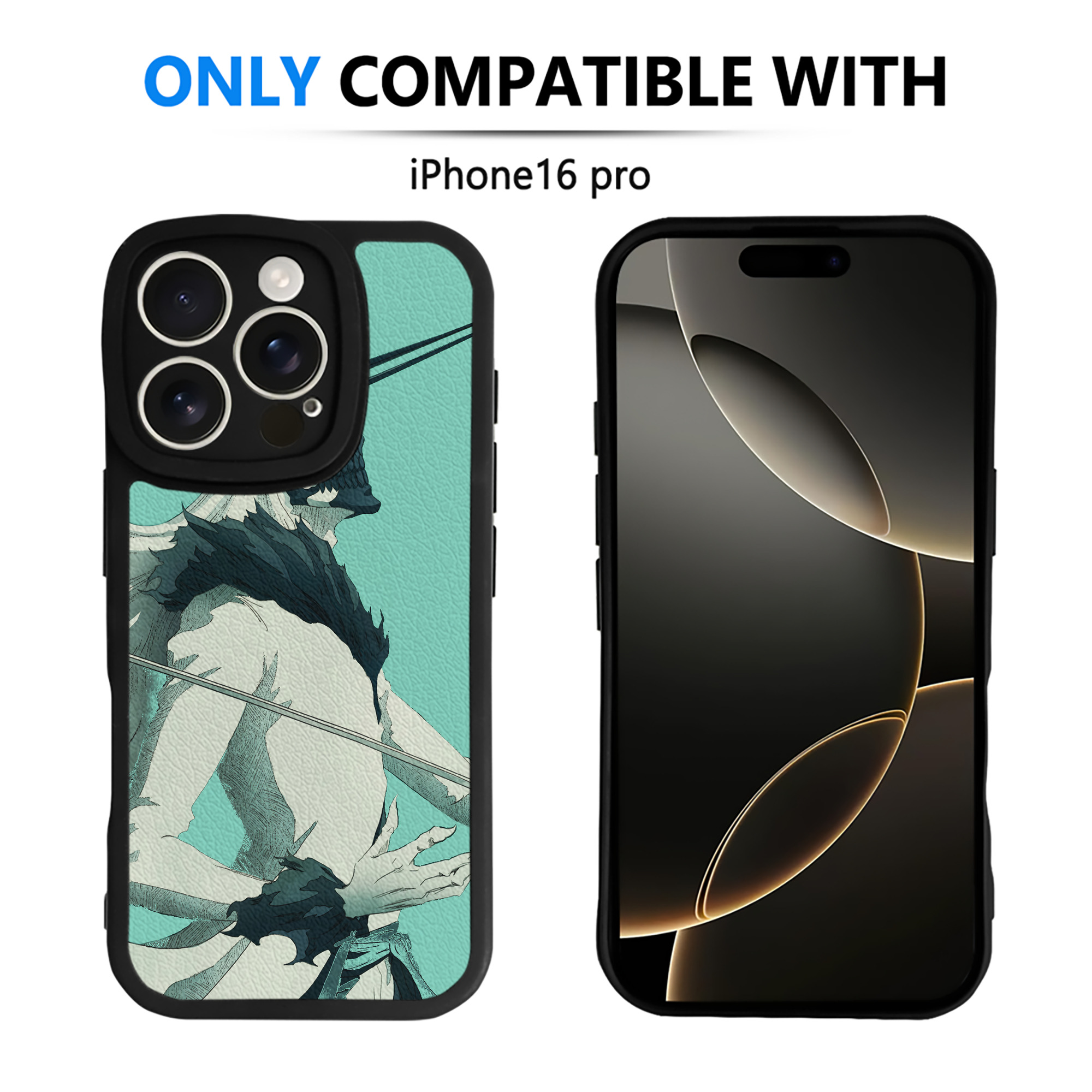 （画像用） ブリーチ BLEACH 【iPhone 16シリーズ対応】シリコンスマホケース（レザー調） 材質：シリコン